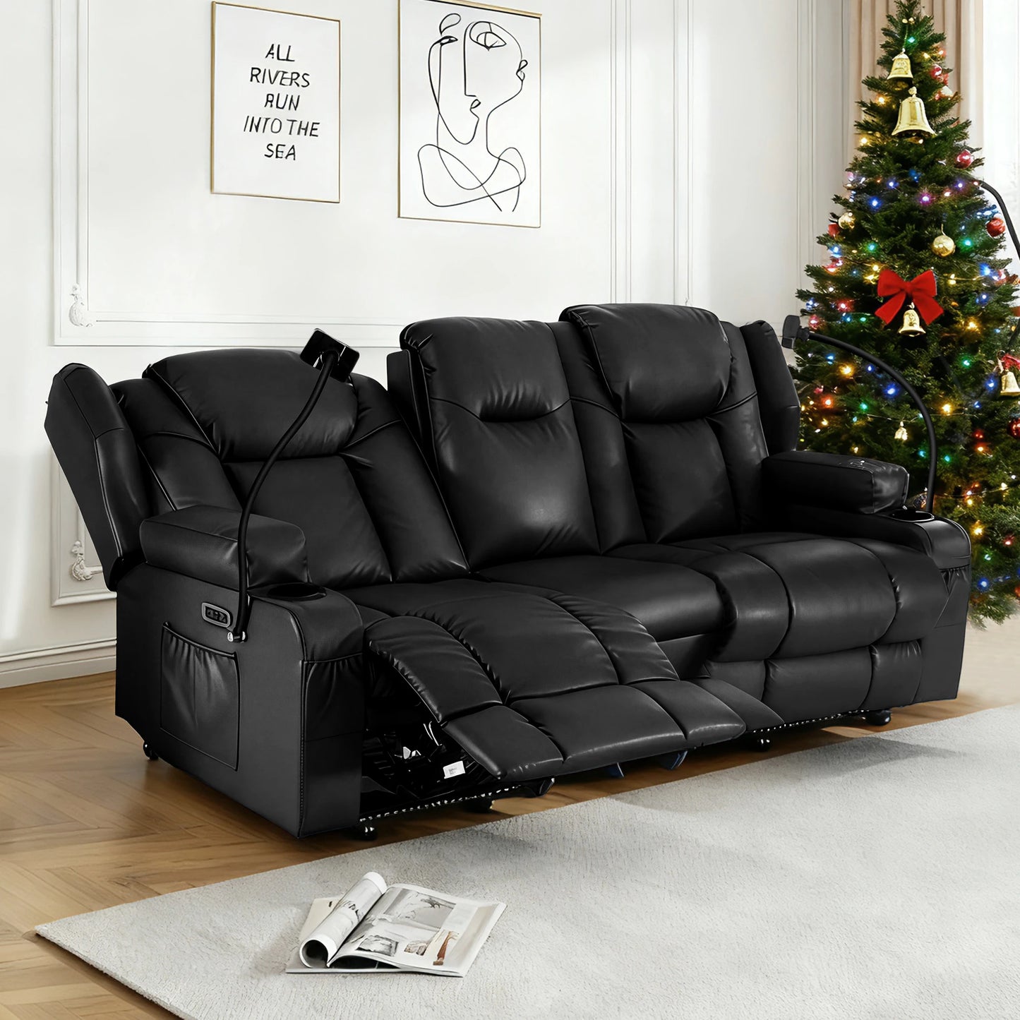 Redlife Loveseat Electric Recliner Sofa