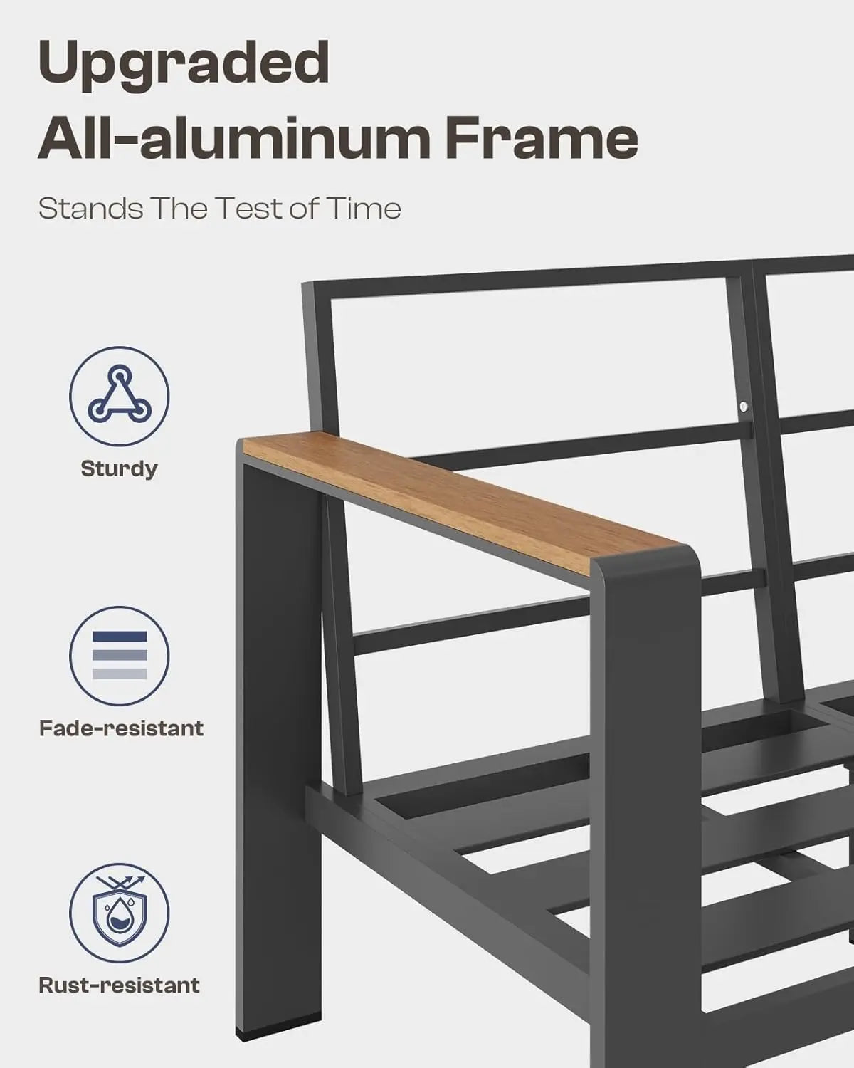 Conversation Sets with Washable Thick Cushions