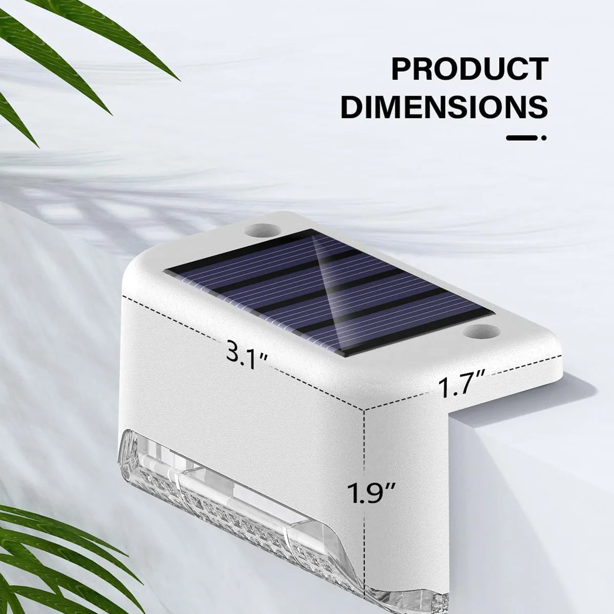 4/12 Pack Deck Lights Solar Powered