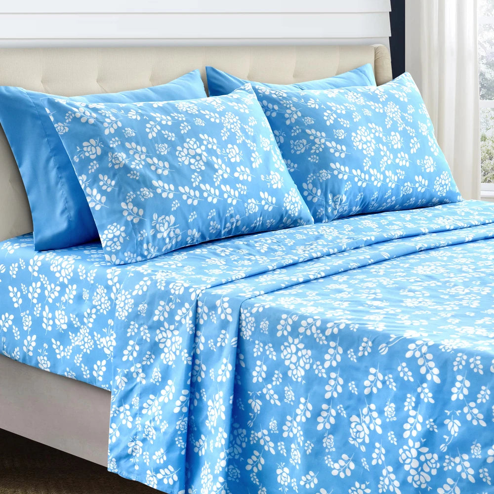 LUX Décor Floral Sheet Set