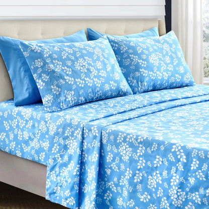 LUX Décor Floral Sheet Set
