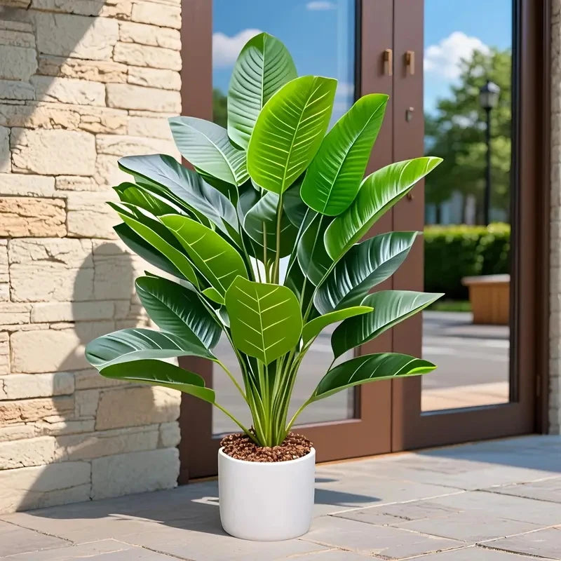 2 pieces of artificial tropical plant