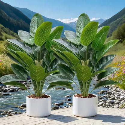 2 pieces of artificial tropical plant