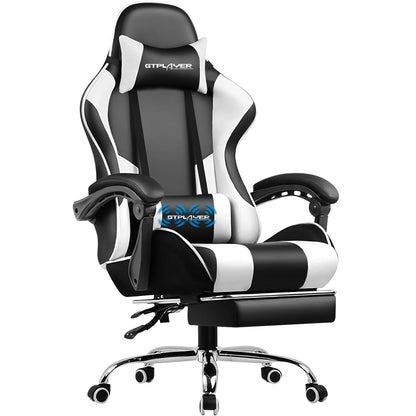 GTPLAYER Gaming Chair with Footrest,