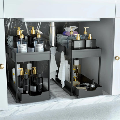 2 Pack Under Sink Organizer