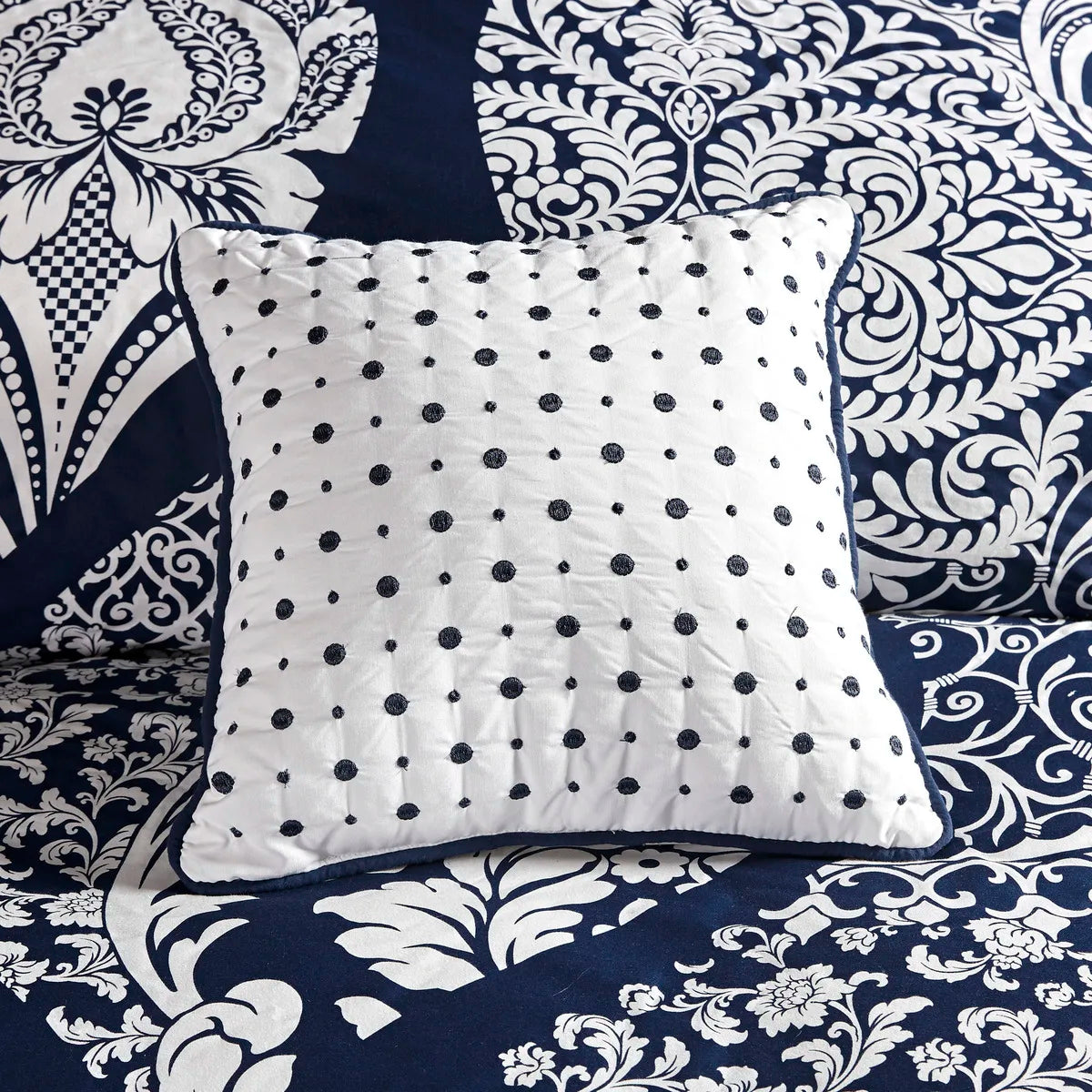 7 Piece Cotton Printed Comforter Set