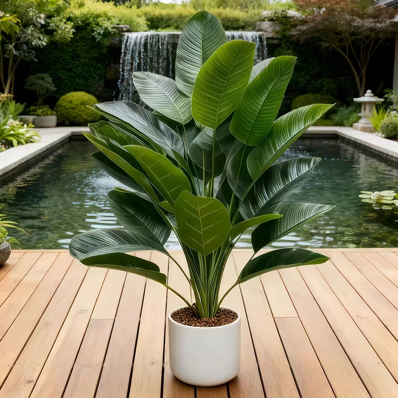2 pieces of artificial tropical plant