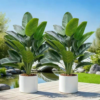 2 pieces of artificial tropical plant