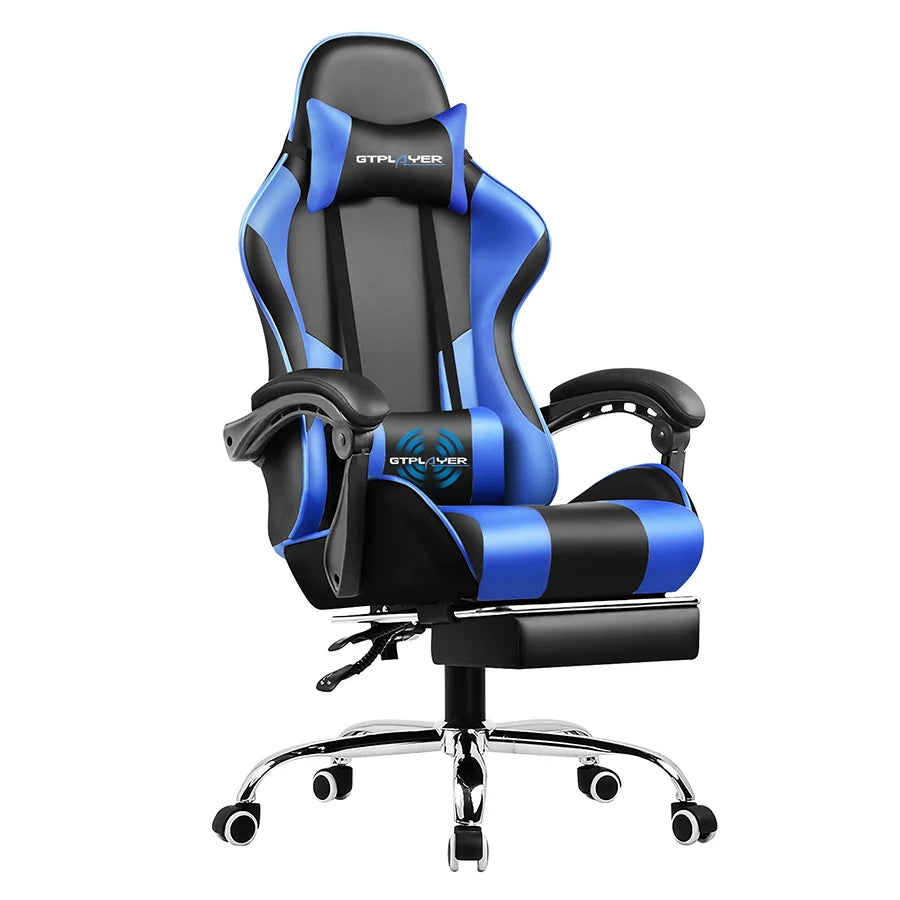 GTPLAYER Gaming Chair with Footrest,