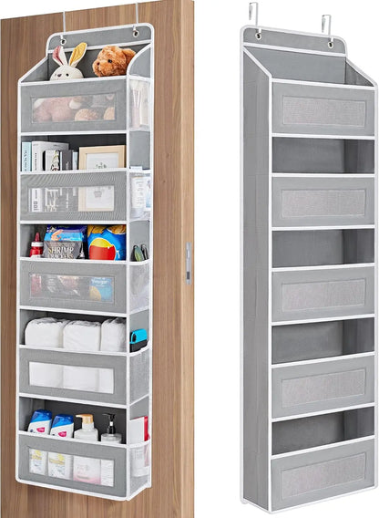 Over Door Hanging Organizer Large Pocket Storage,