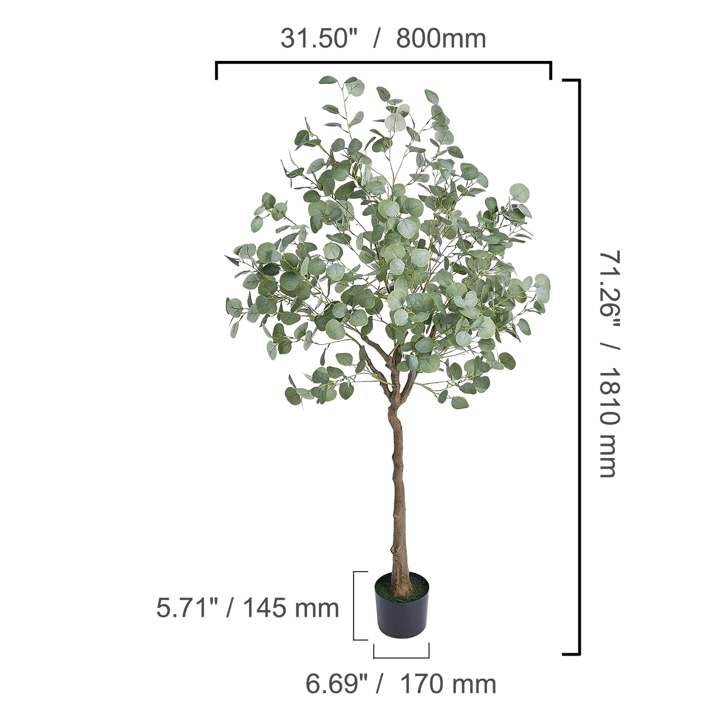 SucceBuy Artificial Olive Tree