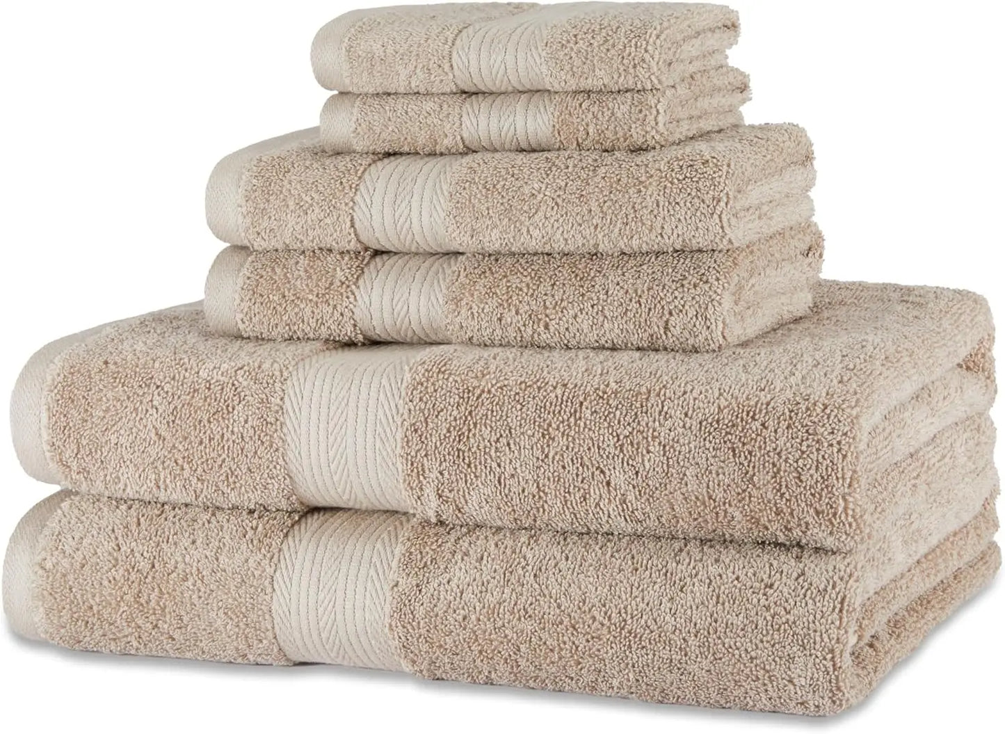 SUNTUG 6 Piece Oversized 100% Cotton Set