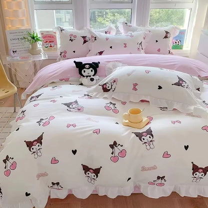 Sanrio Kids Bedding Set Duvet Cover Sheet