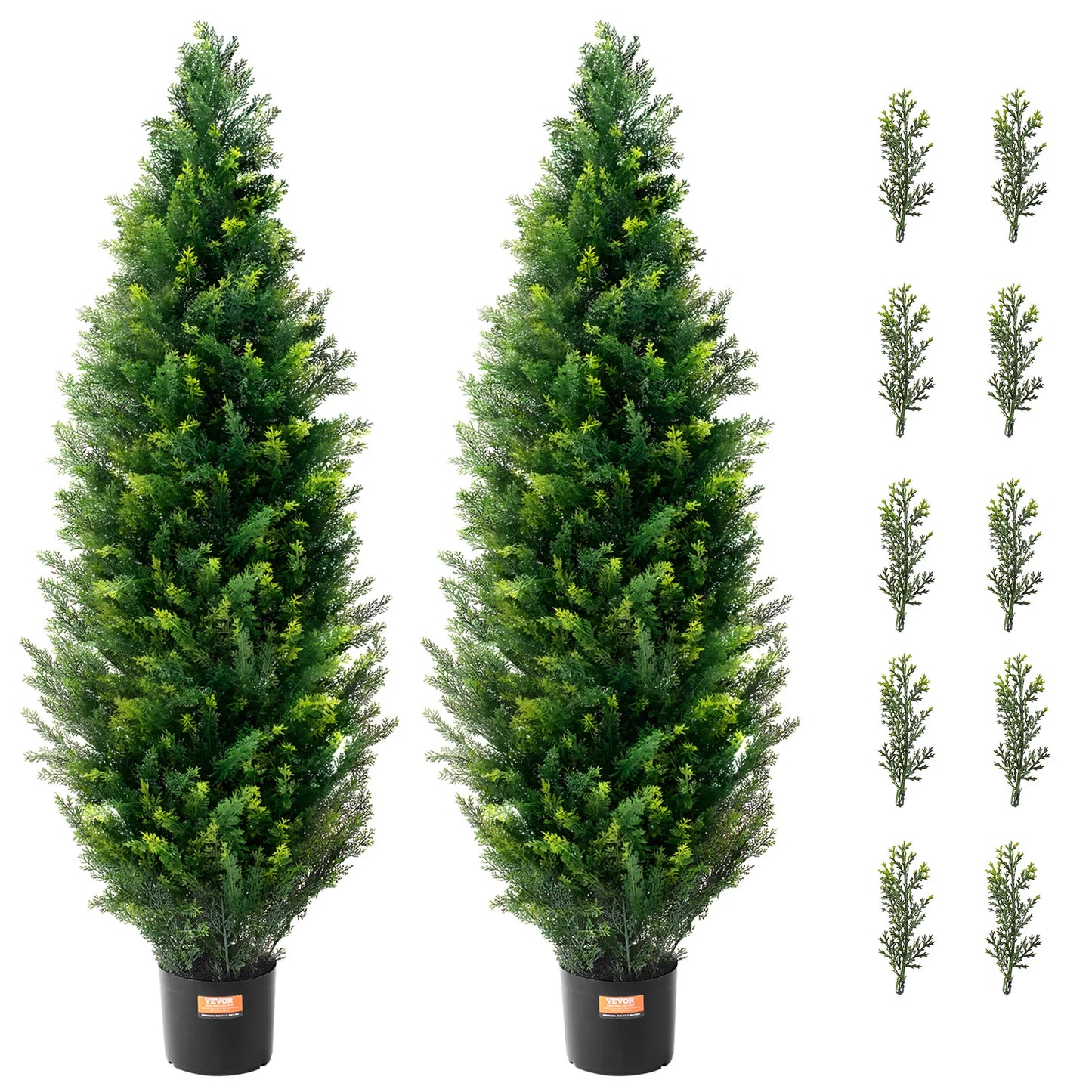 SucceBuy Artificial Cedar Topiary Plant