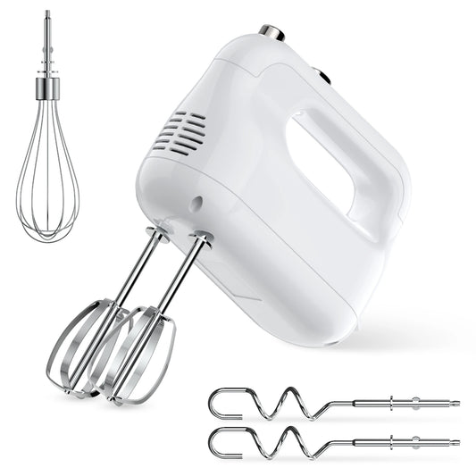 Electric Portable Kitchen Mixer with Dough Hooks