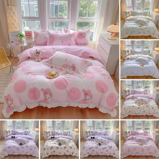 Sanrio Kids Bedding Set Duvet Cover Sheet