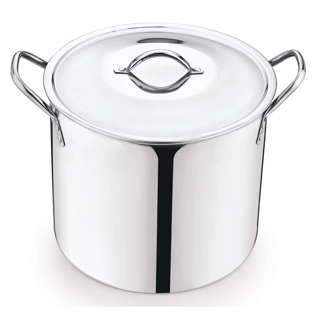 8-Qt Stainless Steel Stock Pot Ultra Durable