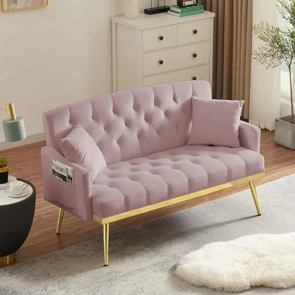 55-Inch Velvet Loveseat Sofa
