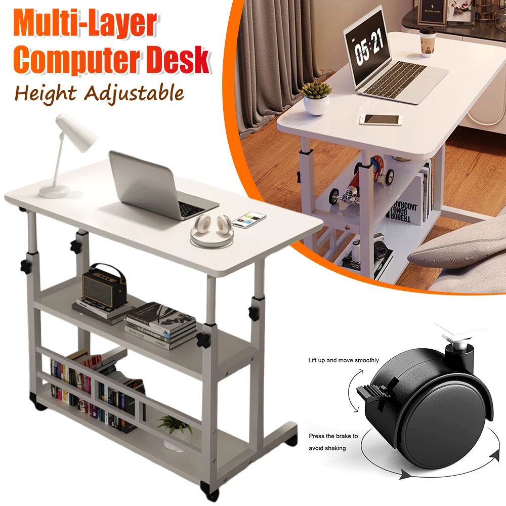 Multi-Layer Standing Workstation Desk
