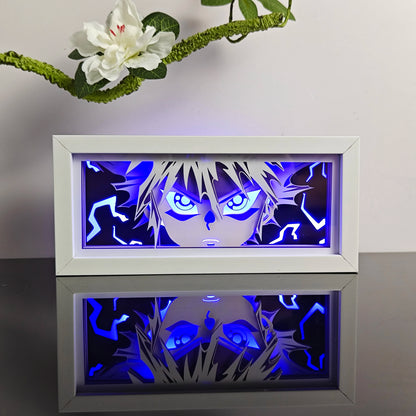 3D Anime Motion Night Light, Laser Lamp