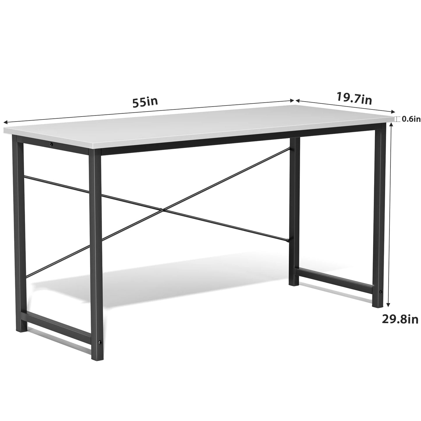 JHK Computer Desk Writing Office Gaming Table