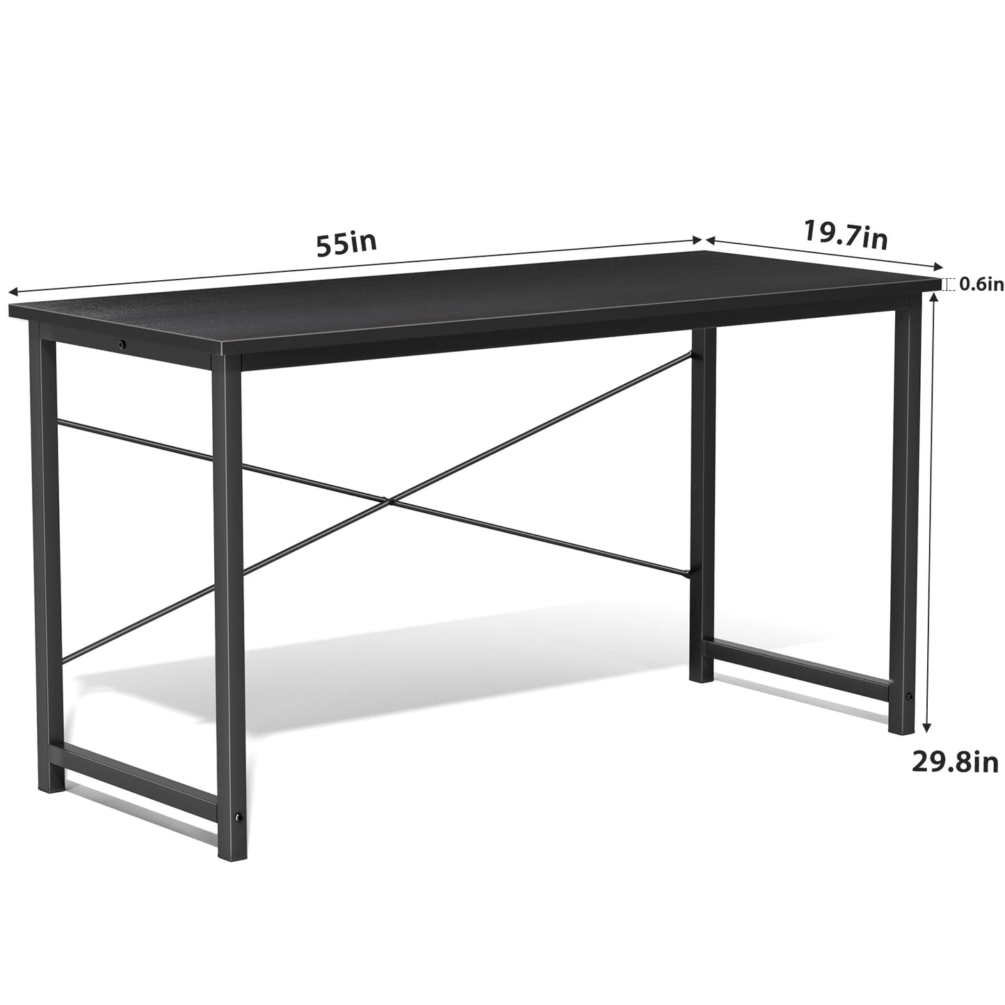 JHK Computer Desk Writing Office Gaming Table