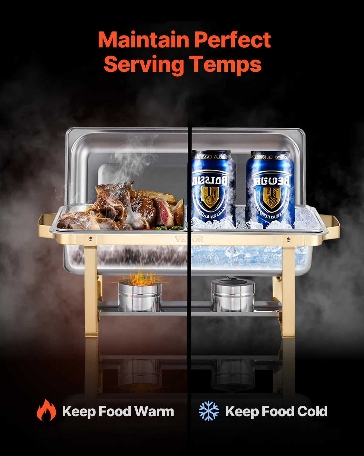 SucceBuy Chafing Dish Buffet Chafer Warmer Server