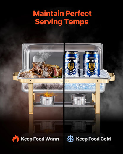 SucceBuy Chafing Dish Buffet Chafer Warmer Server