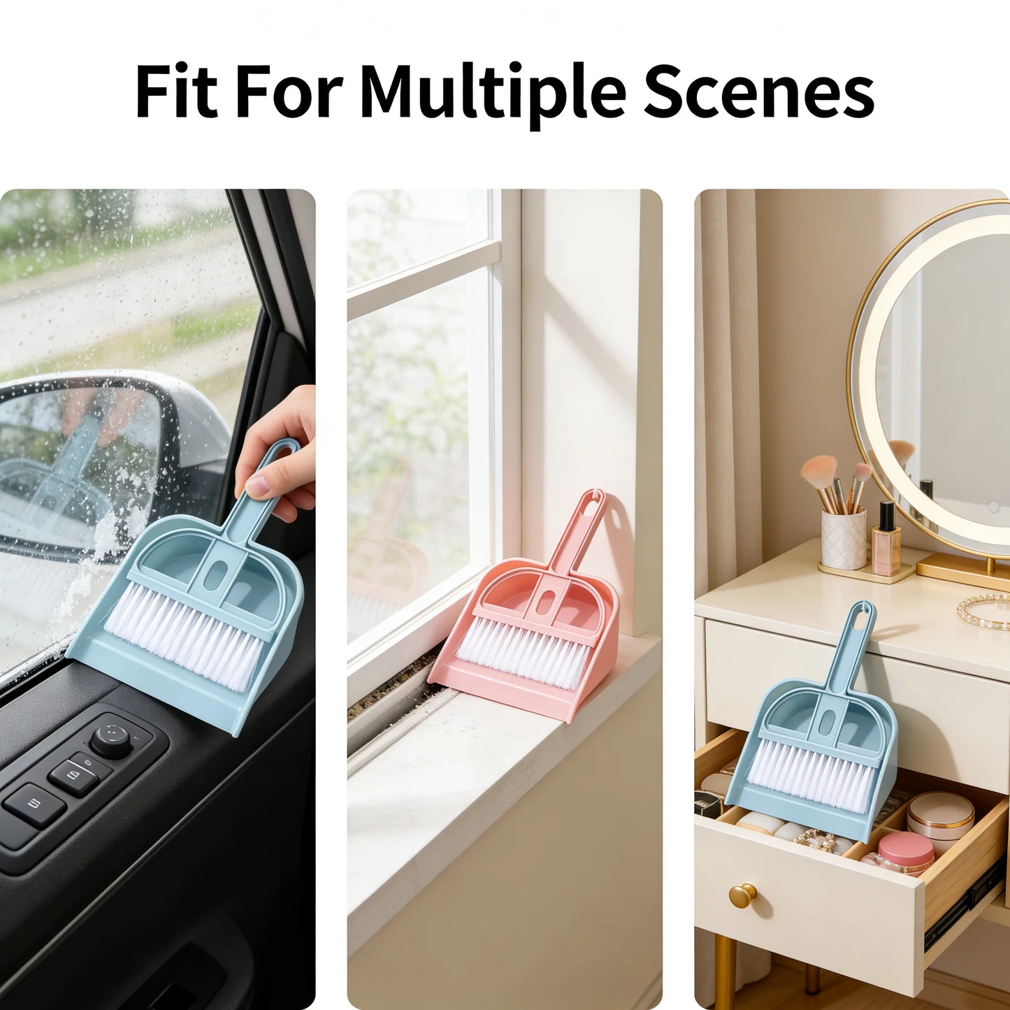 Mini Desk Broom And Dustpan Set