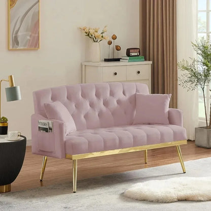 55-Inch Velvet Loveseat Sofa