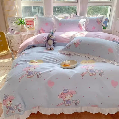 Sanrio Kids Bedding Set Duvet Cover Sheet