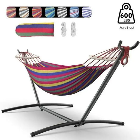 Gyroor Hammock with Adjustable Stand- Hammock Bed