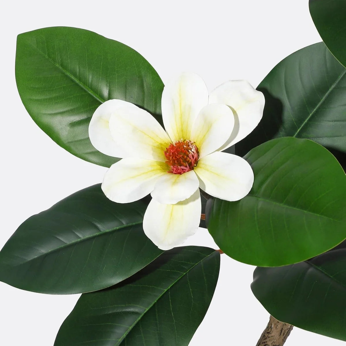 Artificial Magnolia Tree in Planter Pot, Faux
