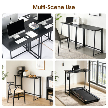 Folding Office Computer Desk Metal Frame