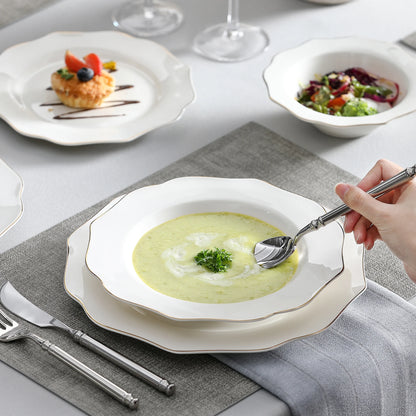 MALACASA 16-PIECE Nordic European Tableware Set