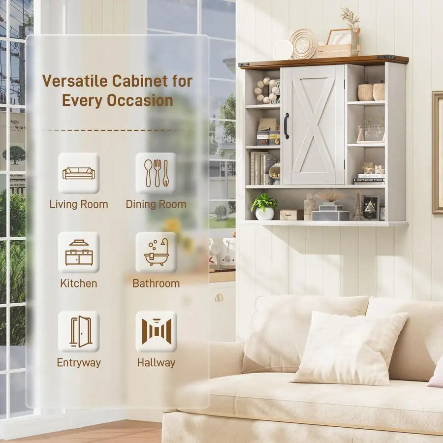 Wall Cabinet, Farmhouse Medicine Cabinet
