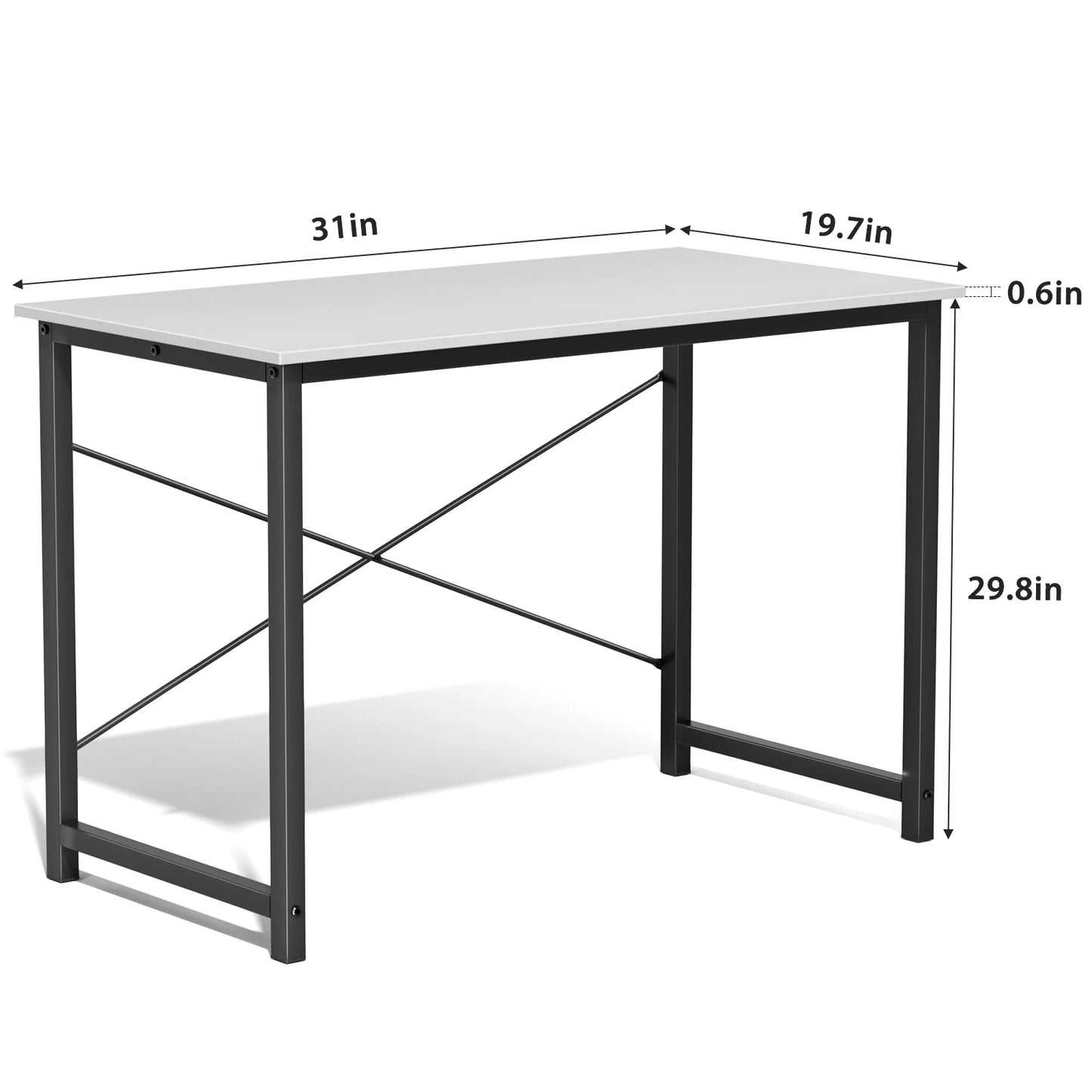 JHK Computer Desk Writing Office Gaming Table