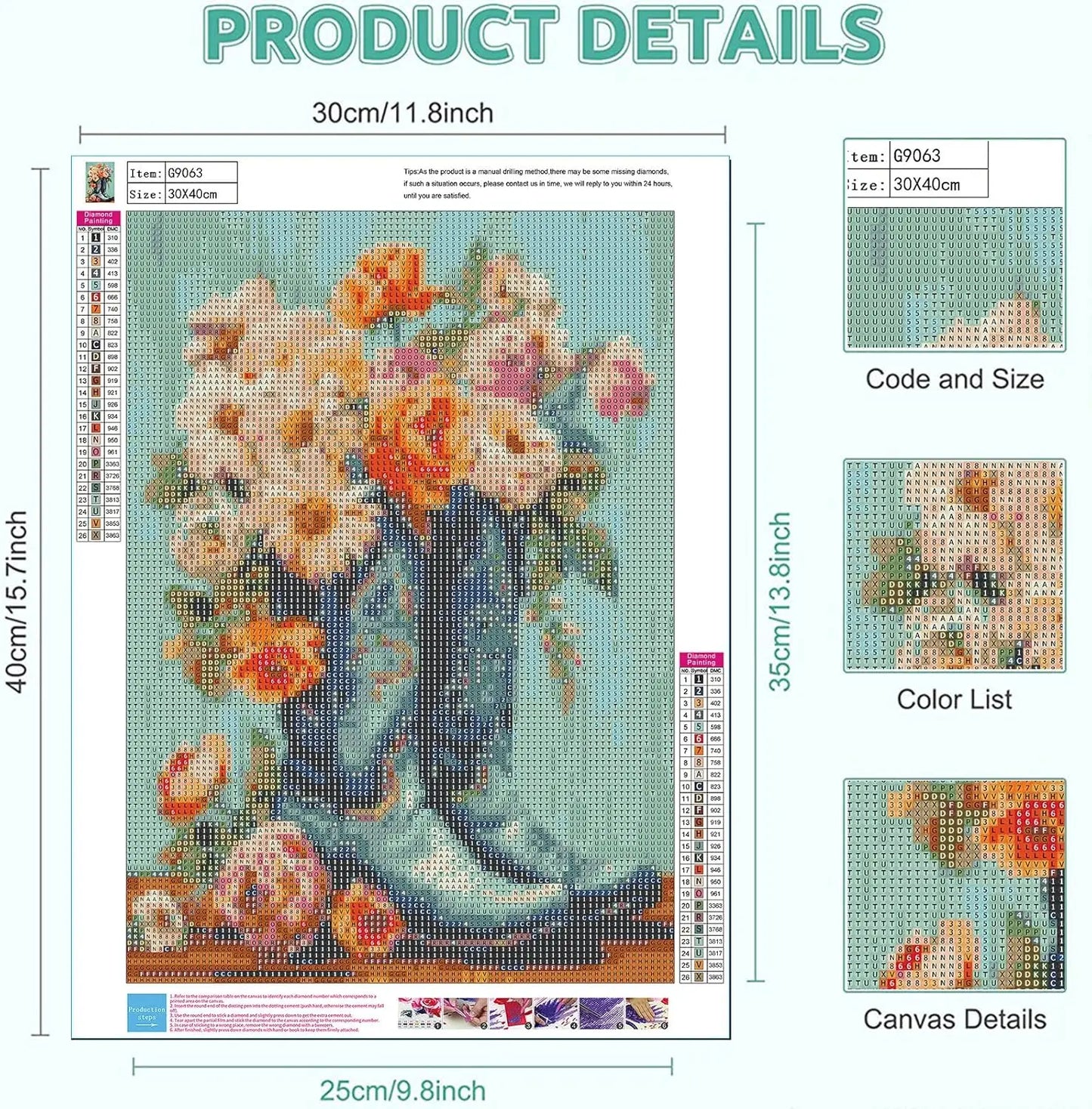 Adult DIY Diamond Painting Kit - Cowboy Boots