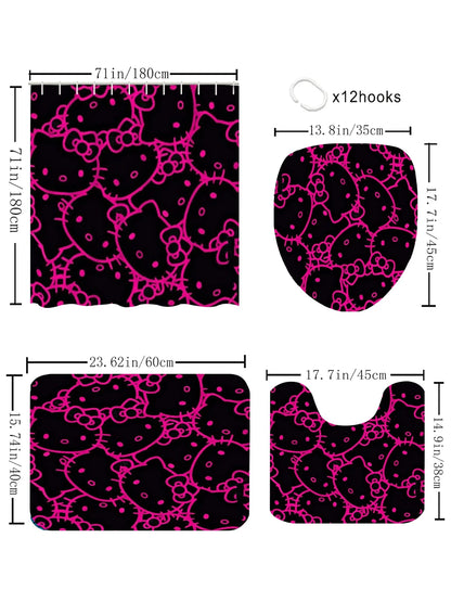 Sanrio Hello Kitty Bathroom Four-Piece Set -