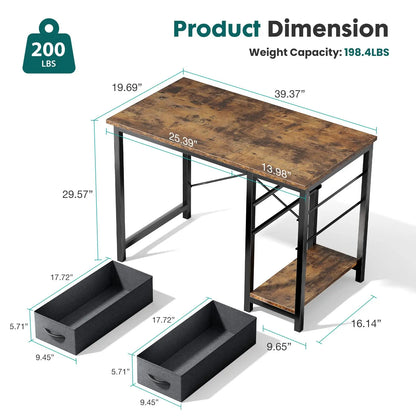 JHK 47IN Computer Wood Table Desk
