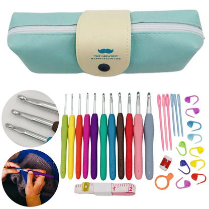 Crochet Hooks Needles Yarn Tool Kit