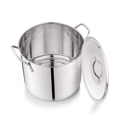 8-Qt Stainless Steel Stock Pot Ultra Durable