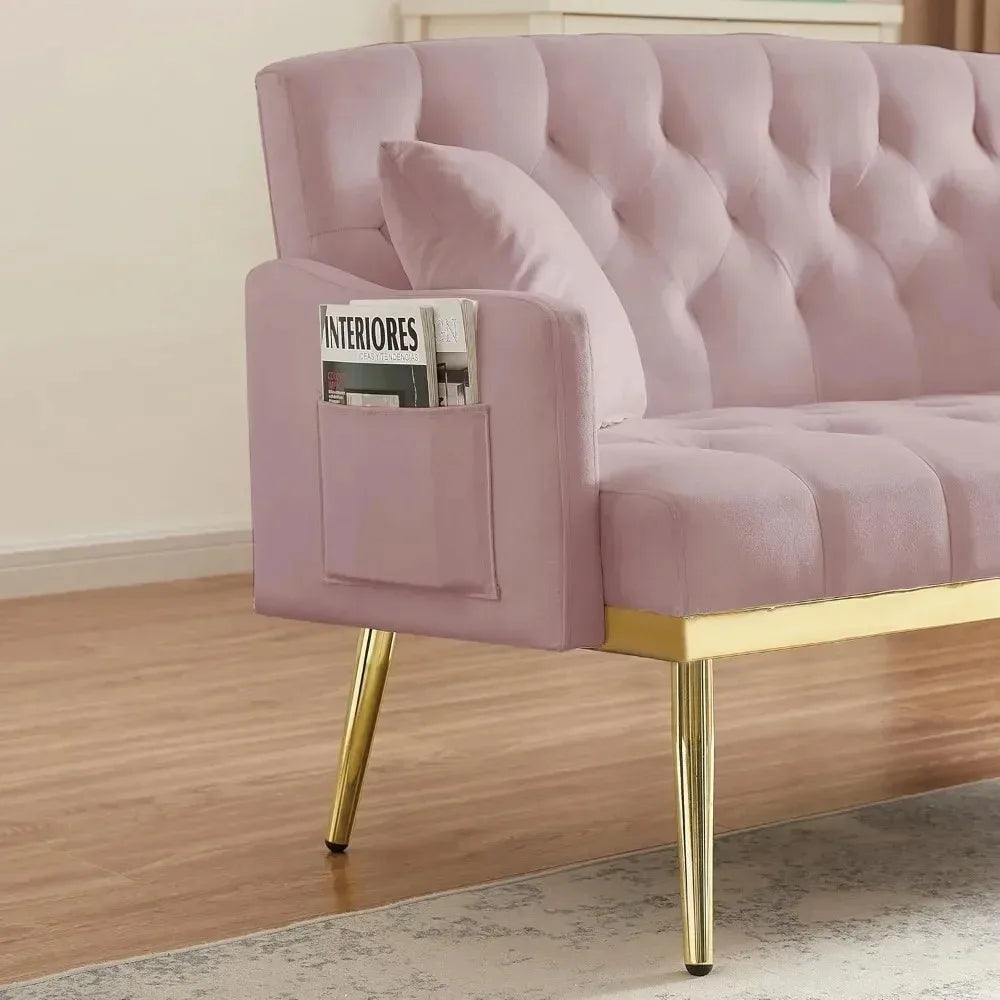 55-Inch Velvet Loveseat Sofa