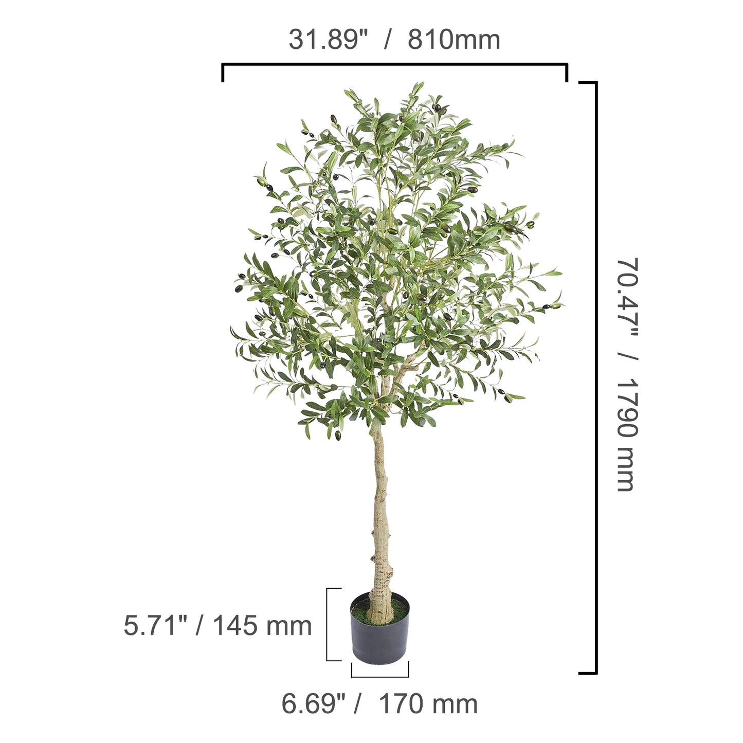 SucceBuy Artificial Olive Tree