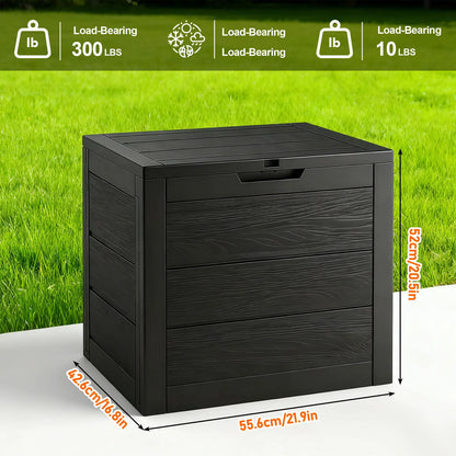 75 Gallon Outdoor Deck Box Lockable Lid