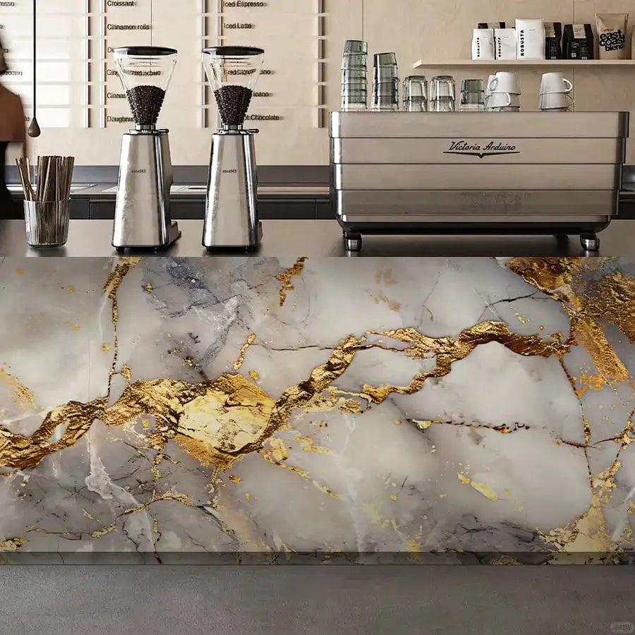 1 roll Waterproof Marble Wallpaper
