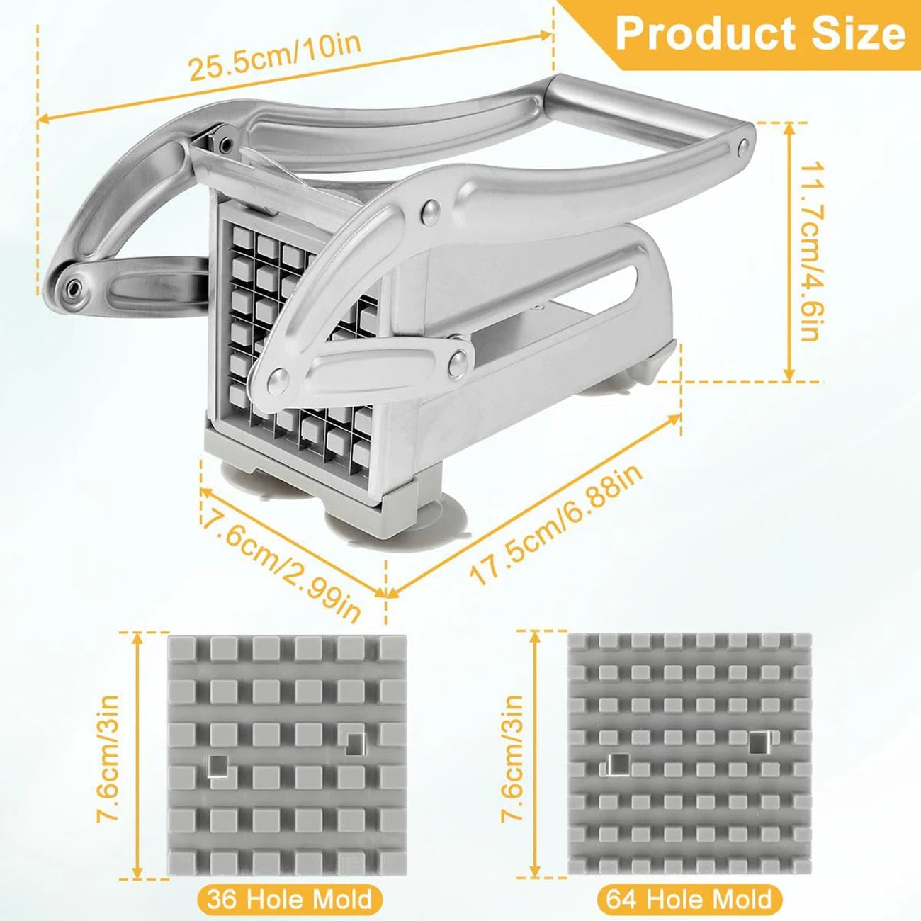 French Fries Cutter/Slicer Quick-Cut Tool