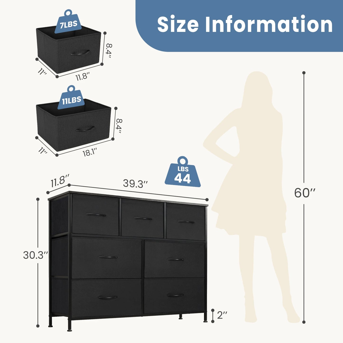 JHK Desser For Bedroom, Living Room Cabinet