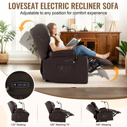 Redlife Loveseat Electric Recliner Sofa