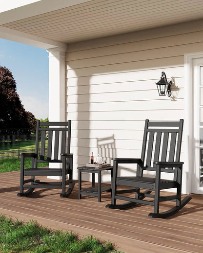 Outdoor Rocking Chair, Ergonomic Design, for Porch